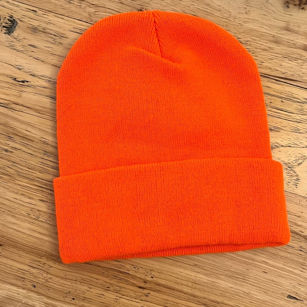 Orange beanie